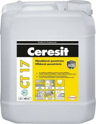 Penetrace hloubková Ceresit CT 17 – 5 l