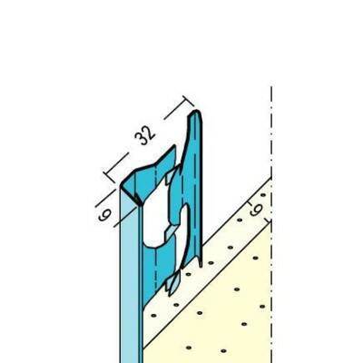 Profil ukončovací 9,0mm 1211/3,00m pozink PROTEKTOR