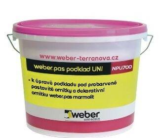 Nátěr podkladový weber pas Uni MAR – 5 kg