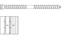 Šroub do dřeva IWF-T-B40 – 5,2 × 35 mm