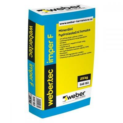 Hydroizolace krystalizační weber tec Imper F – 25 kg