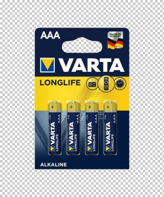 Baterie alkalické Longlife 4 AAA – 4 ks/blistr