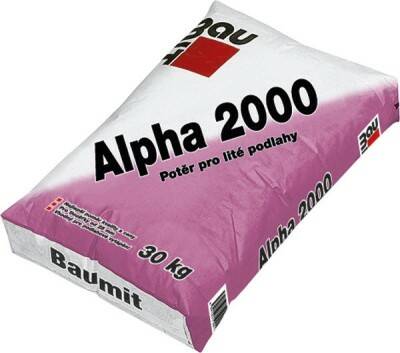 Potěr samonivelační Baumit Alpha 2000 – 30 kg