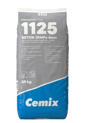 Beton 25MPa 1125 – 25 kg