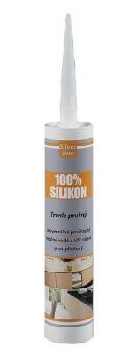 Silikon 100% Den Braven Profi SL transparentní – 280 ml