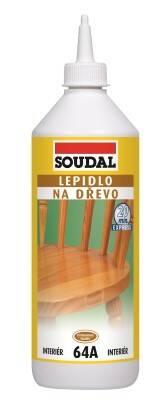 Lepidlo na dřevo rychleschnoucí Soudal 64A – 750 g