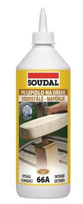 Lepidlo na dřevo polyuretanové Soudal 66A – 250 g