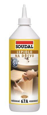 Lepidlo na dřevo vodostálé Soudal 67A – 750 g